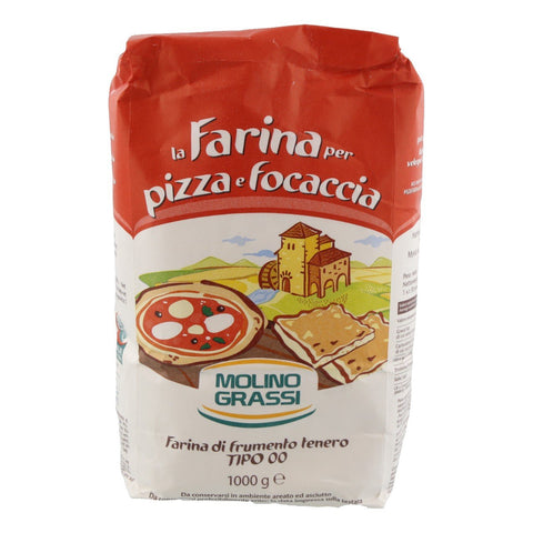 Molino Grassi La Farina Per Pizza E Focaccia Tipo 00 (1000g)