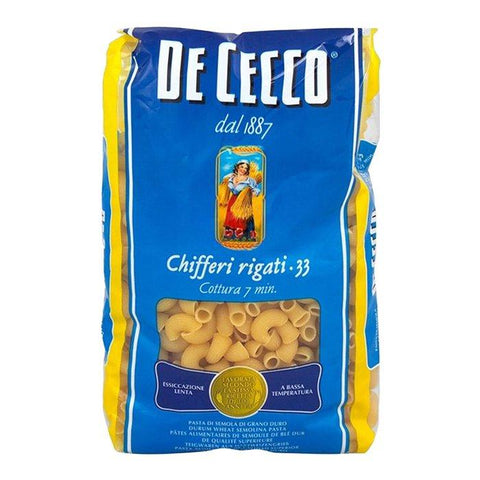 Dececco Pasta Chifferi Rigate No.33 (500g)