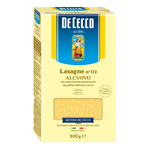 Dececco Lasagne Met Ei (500g)