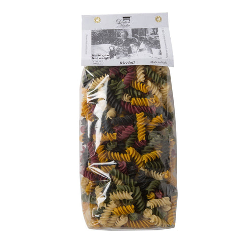 Pasta l'Antica Madia Riccioli 5 Kleuren (500g)