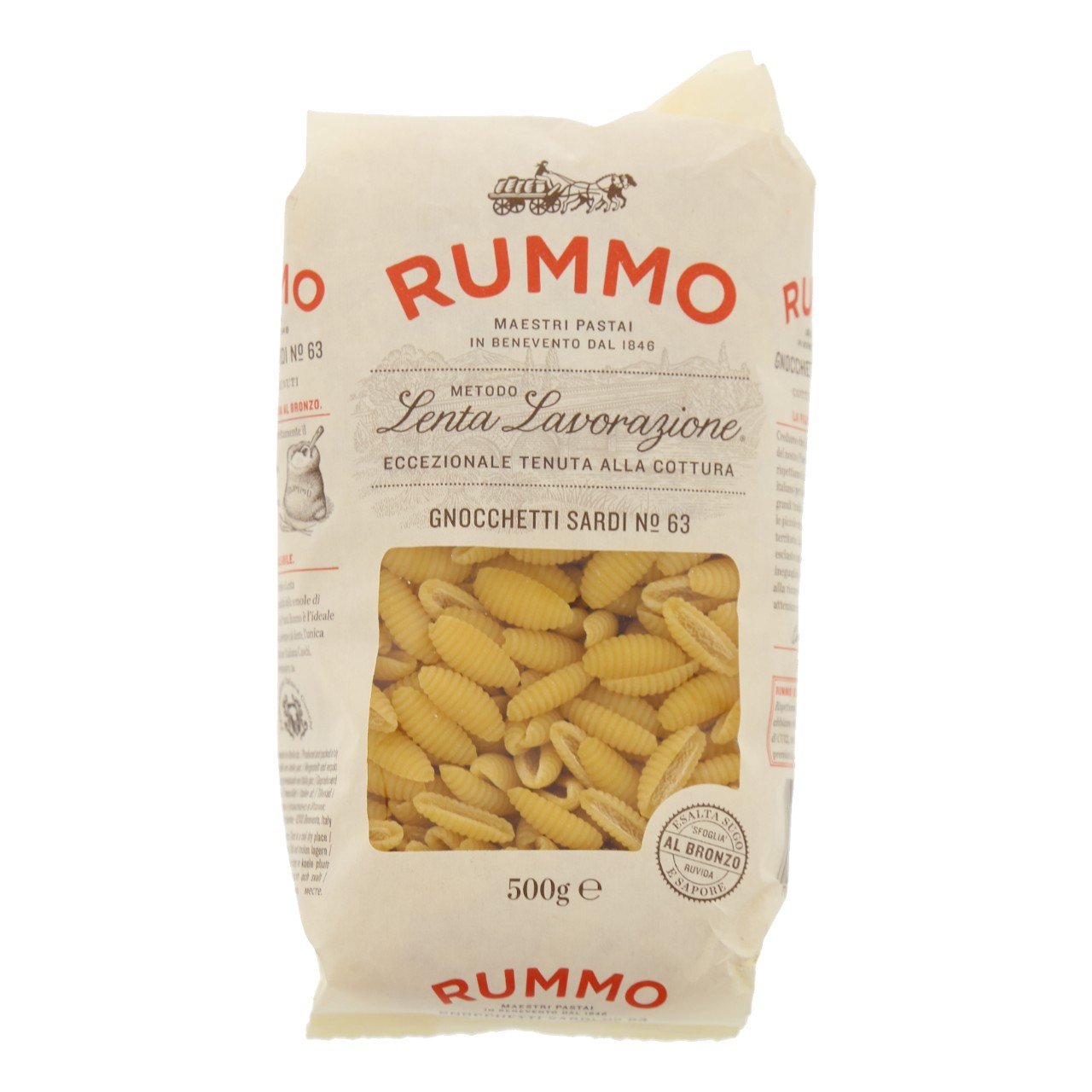 Rummo Gnocchetti sardi no. 63 Lenta Lavorazione (500g)