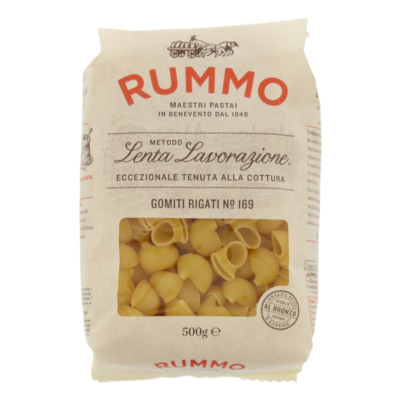 Rummo Gomiti rigati no. 169 Lenta Lavorazione (500g)
