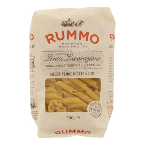 Rummo Mezze penne rigate no. 28 Lenta Lavorazione (500g)