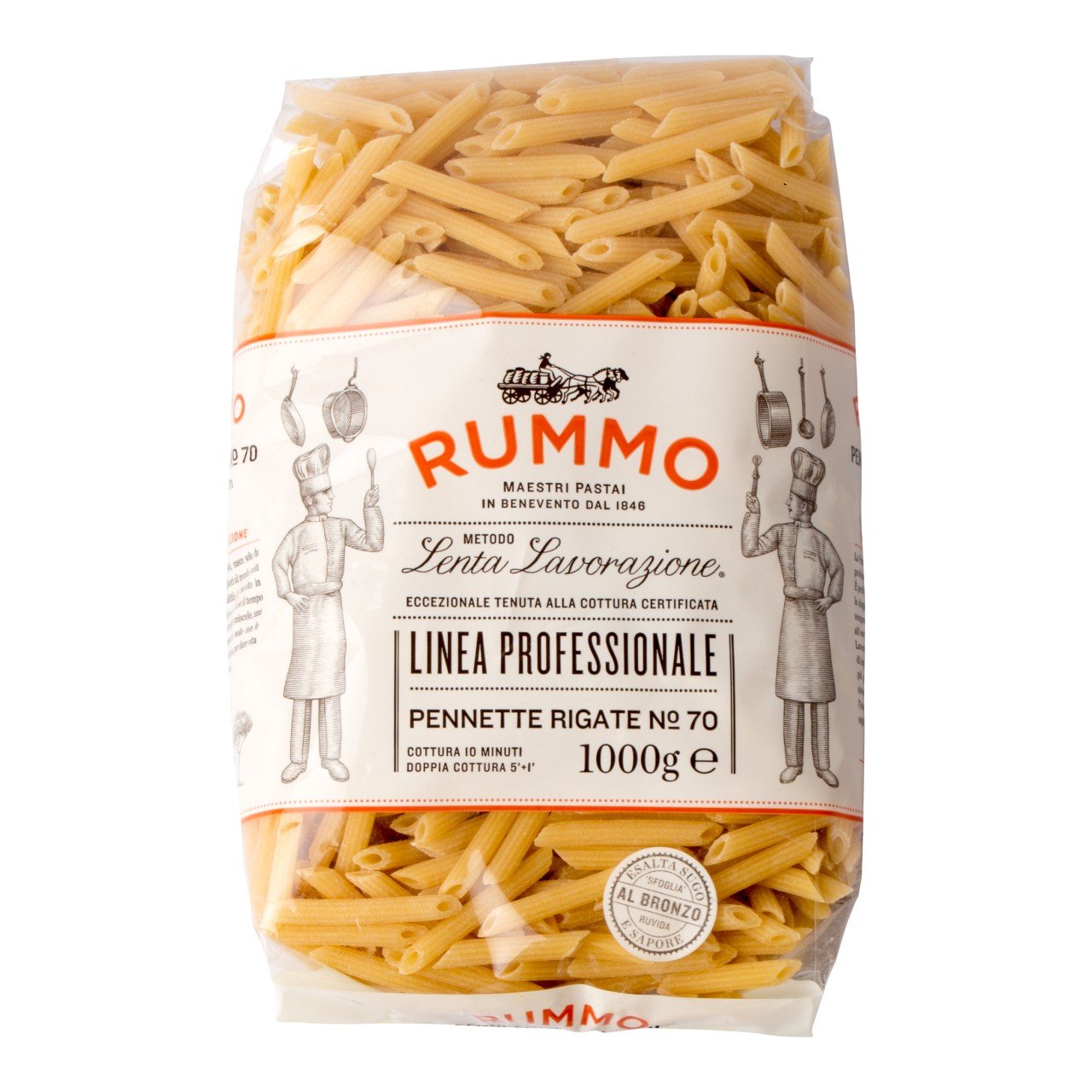 Rummo Pennette rigate no. 70 Lenta Lavorazione (1000g)