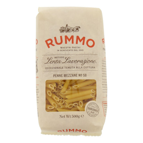 Rummo Penne mezzane no. 58 Lenta Lavorazione (500g)